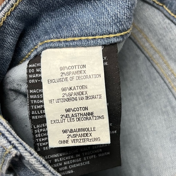 Harley Davidson Blue Straight Leg Jeans Timeless Style - Picture 7 of 7